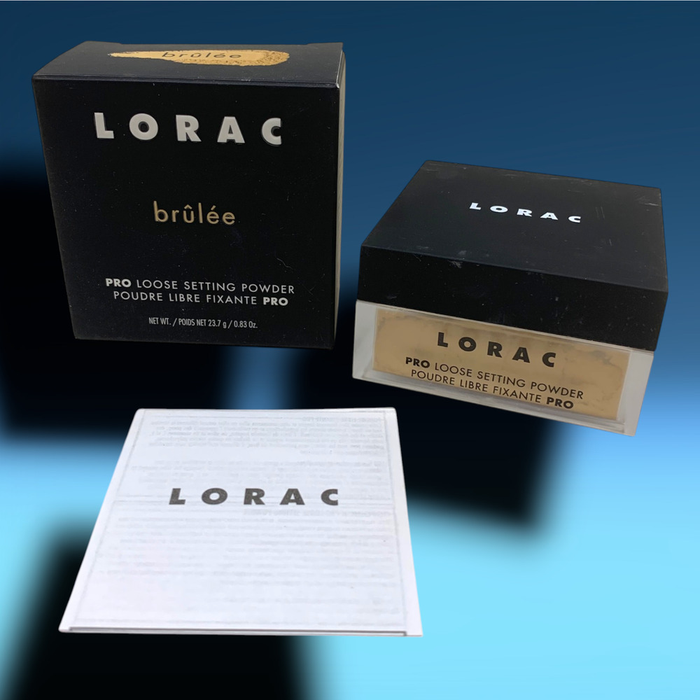 New LORAC Cosmetics Pro Loose Setting Powder in Brulee .83 oz 23.7 g Boxed